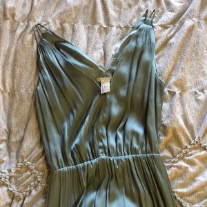 Green H&M floor-length dress